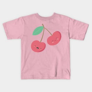 Cute happy cherries Kids T-Shirt